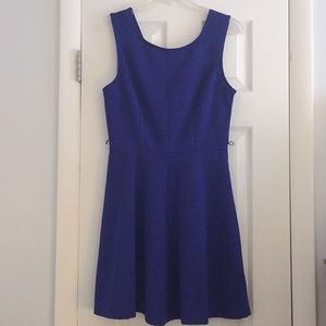 Royal blue sheath dress